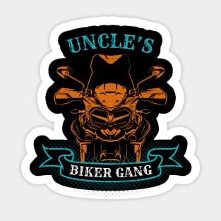 Uncle's Biker Gang Father's Day Sticker